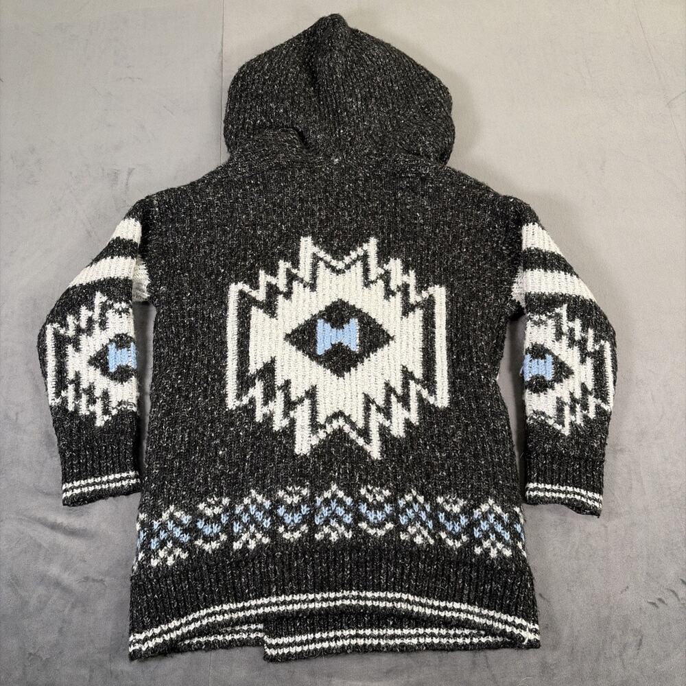 by | Anthropologie Open Cardigan Aztec Southwestern Coastal Cowgirl Boho Sz XSP - Picture 9 of 10